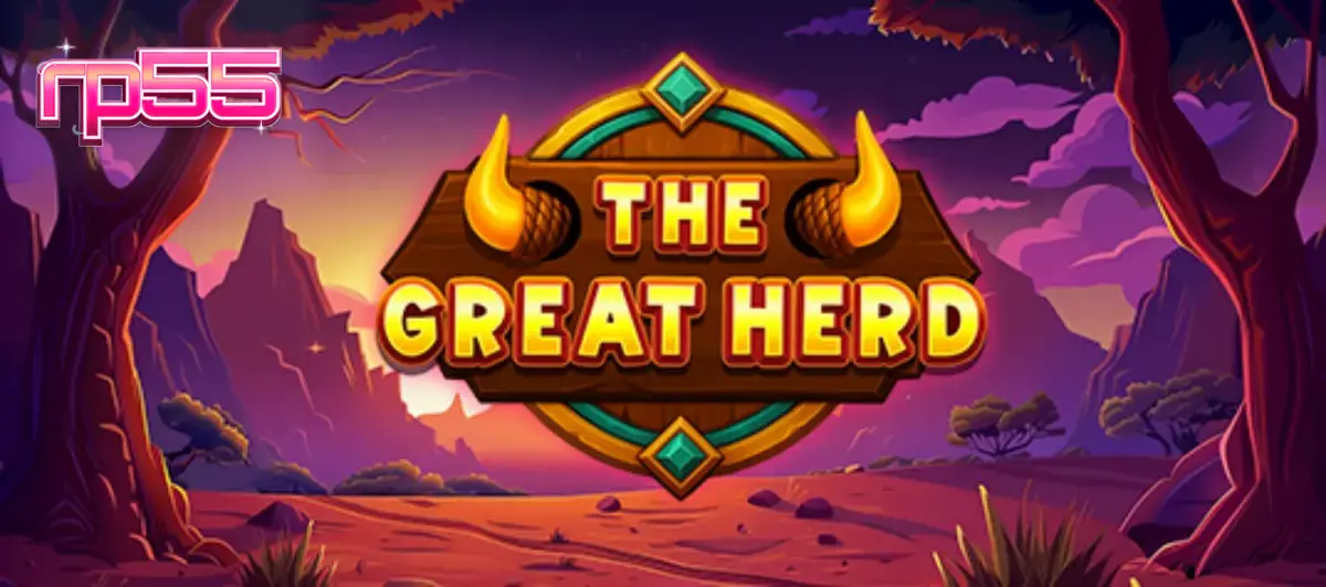 Pemandangan savana Afrika yang megah di slot The Great Herd